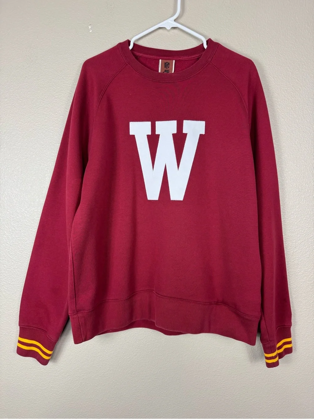 Washington Redskins NFL Nike Crewneck Sweatshirt large